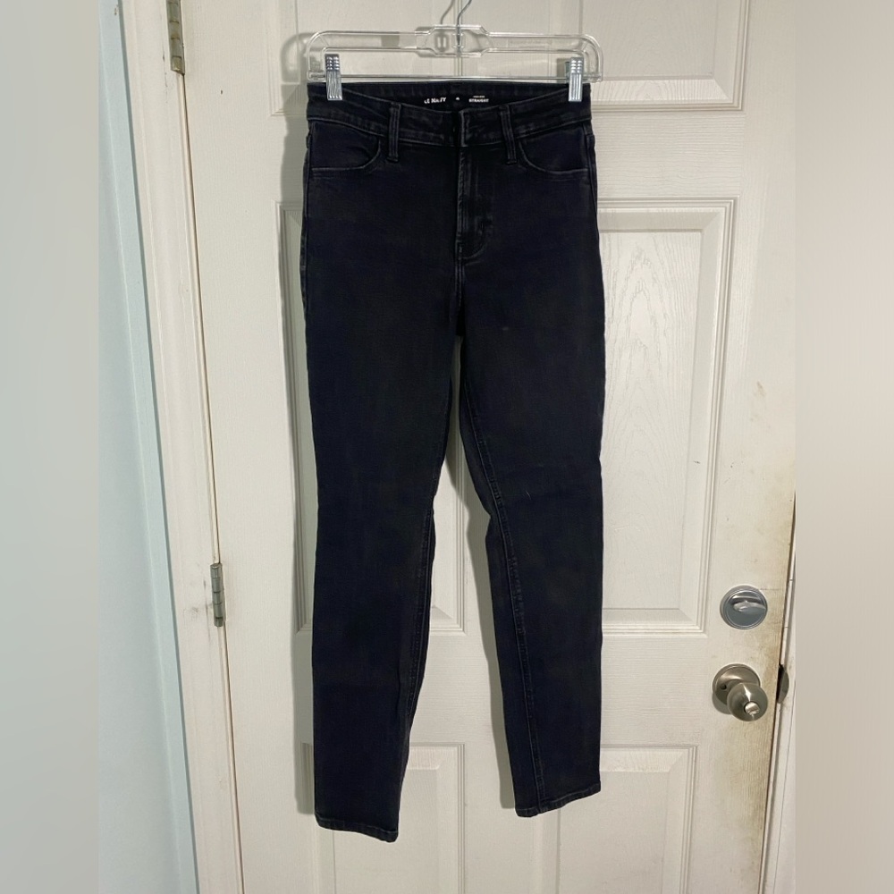 Old Navy black high rise jeans